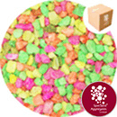 Fish Tank Gravel - Fluorescent Rainglow Muddle Multimix - 2908SS